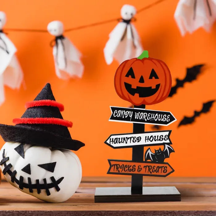 Halloween wooden ornaments