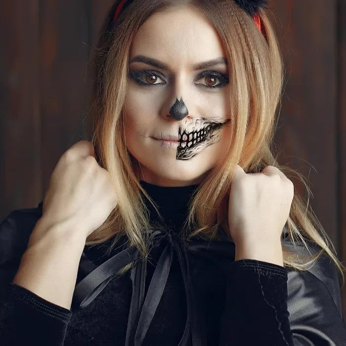 Halloween Prank Makeup Temporary Tattoo😈Realistic & Easy To Remove