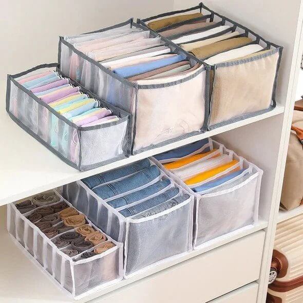 Wardrobe Clothes Organizer - OzgoodsWardrobe Clothes OrganizerOzgoodsOzgoods👍Large (14*9.8*7.9 in):For Skirt Jeans and CoatGrayWardrobe Clothes Organizer