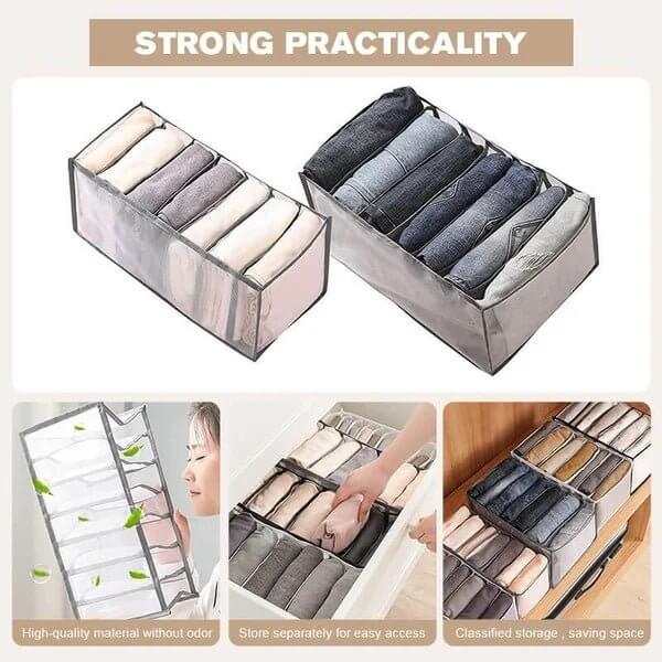 Wardrobe Clothes Organizer - OzgoodsWardrobe Clothes OrganizerOzgoodsOzgoods👍Large (14*9.8*7.9 in):For Skirt Jeans and CoatGrayWardrobe Clothes Organizer