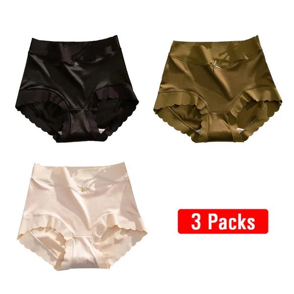 Premium Satin Antibacterial Ice Silk Moisture - absorbing Panties - OzgoodsPremium Satin Antibacterial Ice Silk Moisture - absorbing PantiesOzgoodsOzgoodsPink+Grey+Beige（3 packs）M (48 - 55KG/105 - 121lbs)Premium Satin Antibacterial Ice Silk Moisture - absorbing Panties