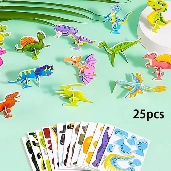 Educational 3D Cartoon Puzzle - OzgoodsEducational 3D Cartoon PuzzleOzgoodsOzgoodsAnimalAnimal (25pcs)Educational 3D Cartoon Puzzle