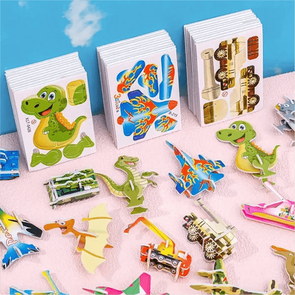 Educational 3D Cartoon Puzzle - OzgoodsEducational 3D Cartoon PuzzleOzgoodsOzgoodsDinosaurDinosaur (25pcs)Educational 3D Cartoon Puzzle