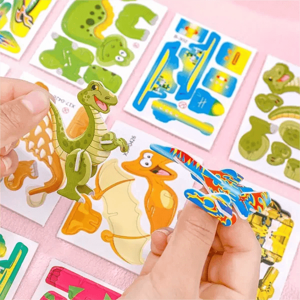 Educational 3D Cartoon Puzzle - OzgoodsEducational 3D Cartoon PuzzleOzgoodsOzgoodsDinosaurDinosaur (25pcs)Educational 3D Cartoon Puzzle