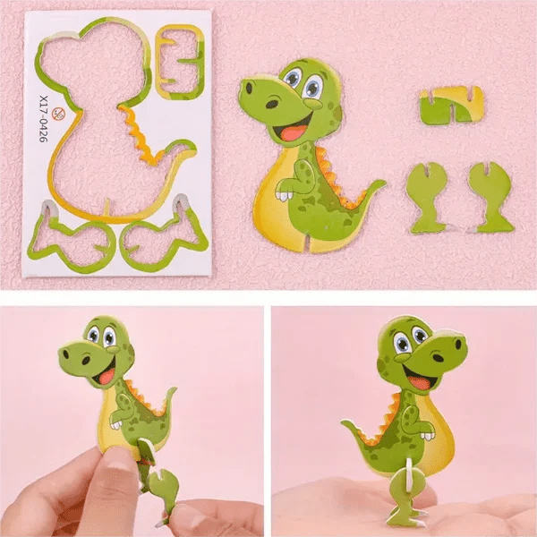 Educational 3D Cartoon Puzzle - OzgoodsEducational 3D Cartoon PuzzleOzgoodsOzgoodsDinosaurDinosaur (25pcs)Educational 3D Cartoon Puzzle