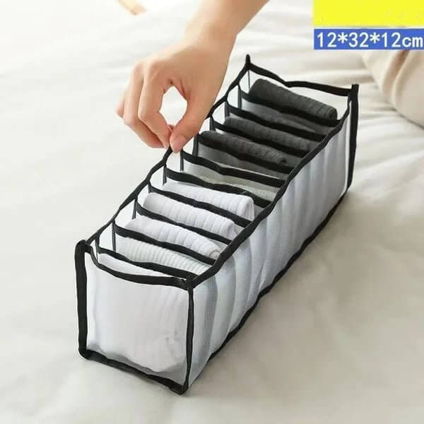 Wardrobe Clothes Organizer - OzgoodsWardrobe Clothes OrganizerOzgoodsOzgoodsSocks (11 Grids)BlackWardrobe Clothes Organizer