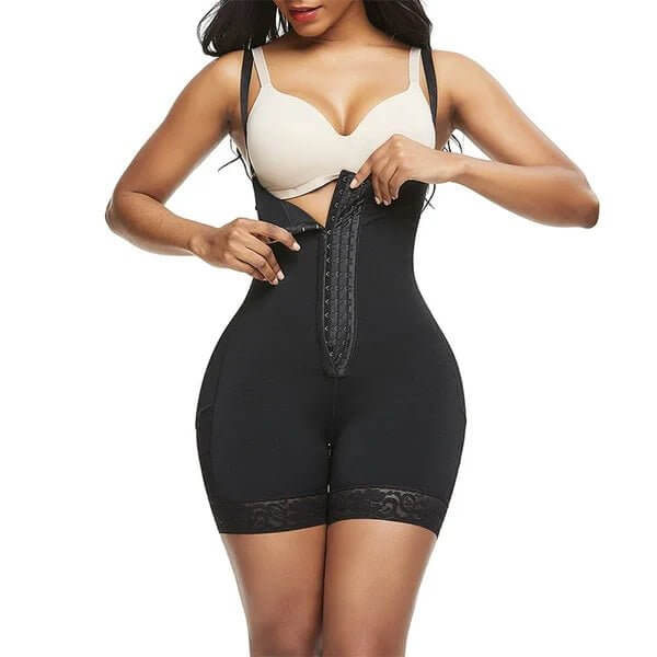 Compression Shapewear Open Bust Tummy Control with Zipper - OzgoodsCompression Shapewear Open Bust Tummy Control with ZipperOzgoodsOzgoodsBlackSCompression Shapewear Open Bust Tummy Control with Zipper