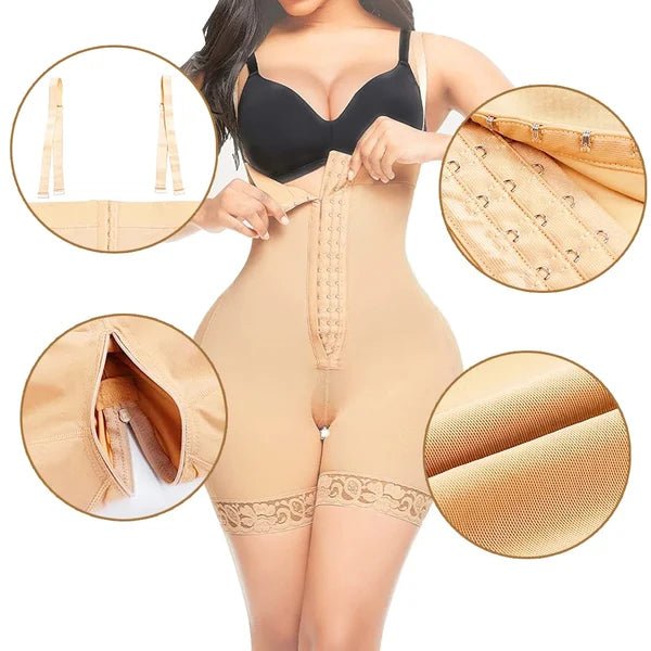 Compression Shapewear Open Bust Tummy Control with Zipper - OzgoodsCompression Shapewear Open Bust Tummy Control with ZipperOzgoodsOzgoodsBlackSCompression Shapewear Open Bust Tummy Control with Zipper