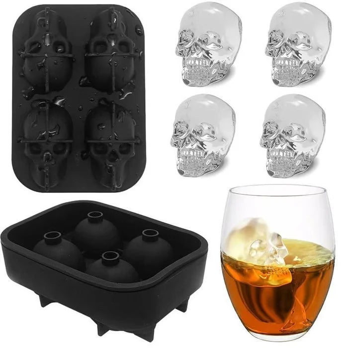 (🎃HALLOWEEN PRE SALE - 49% OFF) SKULL ICE CUBES🥂Chill Your Drinks And Spirits In Style