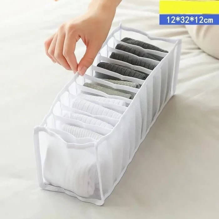 Wardrobe Clothes Organizer - OzgoodsWardrobe Clothes OrganizerOzgoodsOzgoodsSocks (11 Grids)WhiteWardrobe Clothes Organizer